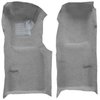 VT1118223 1971-76 Chevrolet Corvette; Automatic; Front Molded Carpet Set; w/ Heel Pad; Loop; Silver - image 2