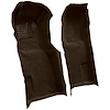 VT1118271 1971-76 Chevrolet Corvette; Automatic; Front Molded Carpet Set; w/ Heel Pad; Loop; Dark Brown - image 1