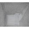 VT1118323 1971-75 Chevrolet Corvette; 4-Speed; Front Molded Carpet Set; w/ Heel Pad; Loop; Silver - image 3