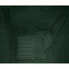 VT1118413 1971-72 Chevrolet Corvette; Roadster; Automatic; Complete Molded Carpet Set; w/ Heel Pad; Loop; Dark Green - image 3
