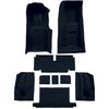 VT1118612 1971-72 Chevrolet Corvette; Roadster; 4-Speed; Complete Molded Carpet Set; w/ Heel Pad; Loop; Dark Blue - image 2