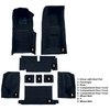 VT1118612 1971-72 Chevrolet Corvette; Roadster; 4-Speed; Complete Molded Carpet Set; w/ Heel Pad; Loop; Dark Blue - image 4
