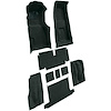 VT1118685 1971-72 Chevrolet Corvette; Roadster; 4-Speed; Complete Molded Carpet Set; w/ Heel Pad; Loop; Blue Green - image 1