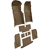 VT1118817 1973-75 Chevrolet Corvette; Roadster; Automatic; Complete Molded Carpet Set; w/ Heel Pad; Loop; Medium Saddle - image 1