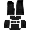 VT1119001 1973-75 Chevrolet Corvette; Roadster; 4-Speed; Complete Molded Carpet Set; w/ Heel Pad; Loop; Black - image 2