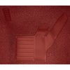 VT1119002 1973-75 Chevrolet Corvette; Roadster; 4-Speed; Complete Molded Carpet Set; w/ Heel Pad; Loop; Red - image 3