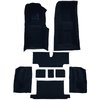 VT1119012 1973-75 Chevrolet Corvette; Roadster; 4-Speed; Complete Molded Carpet Set; w/ Heel Pad; Loop; Dark Blue - image 2