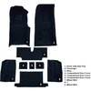 VT1119012 1973-75 Chevrolet Corvette; Roadster; 4-Speed; Complete Molded Carpet Set; w/ Heel Pad; Loop; Dark Blue - image 4