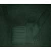 VT1119013 1973-75 Chevrolet Corvette; Roadster; 4-Speed; Complete Molded Carpet Set; w/ Heel Pad; Loop; Dark Green - image 3