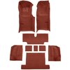 VT1119202 1976 Chevrolet Corvette; Complete Molded Carpet Set; w/ Heel Pad; Loop; Red - image 2
