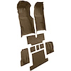 VT1119217 1976 Chevrolet Corvette; Complete Molded Carpet Set; w/ Heel Pad; Loop; Medium Saddle - image 1