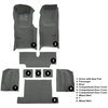 VT1119235 1976 Chevrolet Corvette; Complete Molded Carpet Set; w/ Heel Pad; Loop; Gunmetal Gray - image 4