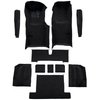 VT1119501 1977 Chevrolet Corvette; Complete Molded Carpet Set; w/ Heel Pad; Cutpile; Black - image 2