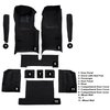 VT1119501 1977 Chevrolet Corvette; Complete Molded Carpet Set; w/ Heel Pad; Cutpile; Black - image 4