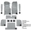 VT1119568 1977 Chevrolet Corvette; Complete Molded Carpet Set; w/ Heel Pad; Cutpile; Smoke Gray - image 4