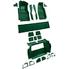 VT1119813 1978-79 Chevrolet Corvette; Complete Molded Carpet Set; w/ 3 Compartment Doors; Cutpile; Dark Green - image 1