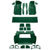 VT1119813 1978-79 Chevrolet Corvette; Complete Molded Carpet Set; w/ 3 Compartment Doors; Cutpile; Dark Green - image 2