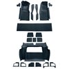 VT1119865 1978-79 Chevrolet Corvette; Complete Molded Carpet Set; w/ 3 Compartment Doors; Cutpile; Midnight Blue - image 2