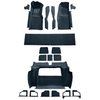 VT1119865 1978-79 Chevrolet Corvette; Complete Molded Carpet Set; w/ 3 Compartment Doors; Cutpile; Midnight Blue - image 4