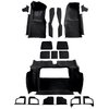 VT1119901 1978-79 Chevrolet Corvette; Complete Molded Carpet Set; w/o Door Panels; Cutpile; Black - image 2