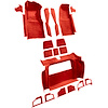 VT1119902 1978-79 Chevrolet Corvette; Complete Molded Carpet Set; w/o Door Panels; Cutpile; Firethorn/Medium Red - image 1