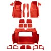 VT1119902 1978-79 Chevrolet Corvette; Complete Molded Carpet Set; w/o Door Panels; Cutpile; Firethorn/Medium Red - image 2
