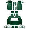 VT1119913 1979 Chevrolet Corvette; Complete Molded Carpet Set; w/o Door Panels; w/ 3 Compartment Doors; Cutpile; Dark Green - image 2
