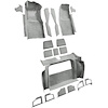 VT1119923 1978 Chevrolet Corvette; Complete Molded Carpet Set; w/o Door Panels; Cutpile; Silver - image 1