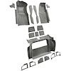 VT1119956 1979 Chevrolet Corvette; Complete Molded Carpet Set; w/o Door Panels; w/ 3 Compartment Doors; Cutpile; Gray / Oyster - image 1