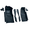 VT1120065 1978-80 Chevrolet Corvette; Front Molded Carpet Set; w/ Console Strips & Kick Panels; Cutpile; Midnight Blue - image 1