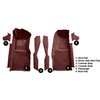 VT1120075 1978-80 Chevrolet Corvette; Front Molded Carpet Set; w/ Console Strips & Kick Panels; Cutpile; Claret / Oxblood - image 3