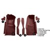 VT1120075 1978-80 Chevrolet Corvette; Front Molded Carpet Set; w/ Console Strips & Kick Panels; Cutpile; Claret / Oxblood - image 4