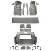 VT1120756 1979-80 Chevrolet Corvette; Complete Molded Carpet Set; w/ 2 Compartment Doors; Cutpile; Gray / Oyster - image 2