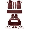 VT1120775 1980 Chevrolet Corvette; Complete Molded Carpet Set; Cutpile; Claret / Oxblood - image 2