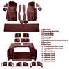 VT1120775 1980 Chevrolet Corvette; Complete Molded Carpet Set; Cutpile; Claret / Oxblood - image 4