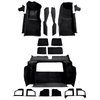 VT1120801 1979-80 Chevrolet Corvette; Complete Molded Carpet Set; w/o Door Panels; w/ 2 Compartment Doors; Cutpile; Black - image 2