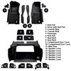 VT1120801 1979-80 Chevrolet Corvette; Complete Molded Carpet Set; w/o Door Panels; w/ 2 Compartment Doors; Cutpile; Black - image 4
