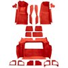 VT1120802 1979-80 Chevrolet Corvette; Complete Molded Carpet Set; w/o Door Panels; w/ 2 Compartment Doors; Cutpile; Firethorn/Me - image 4