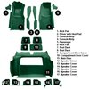 VT1120813 1979-80 Chevrolet Corvette; Complete Molded Carpet Set; w/o Door Panels; w/ 2 Compartment Doors; Cutpile; Dark Green - image 4