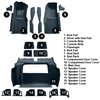 VT1120865 1979-80 Chevrolet Corvette; Complete Molded Carpet Set; w/o Door Panels; w/ 2 Compartment Doors; Cutpile; Midnight Blu - image 4