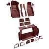VT1120875 1980 Chevrolet Corvette; Complete Molded Carpet Set; w/o Door Panels; Cutpile; Claret / Oxblood - image 1