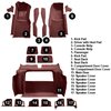 VT1120875 1980 Chevrolet Corvette; Complete Molded Carpet Set; w/o Door Panels; Cutpile; Claret / Oxblood - image 4