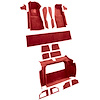 VT1121054 1981-82 Chevrolet Corvette; Complete Molded Carpet Set; Cutpile; Dark Red/Carmine - image 1