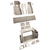 VT1121069 1981-82 Chevrolet Corvette; Complete Molded Carpet Set; Cutpile; Silver - image 1