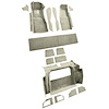 VT1121074 1981-82 Chevrolet Corvette; Complete Molded Carpet Set; Cutpile; Saddle / Biscuit - image 1