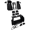 VT1121101 Complete Cutpile Molded Carpet Set for 1981-82 Chevy Corvette [Black] - image 1