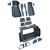 VT1121139 1981-82 Chevrolet Corvette; Complete Molded Carpet Set; w/o Door Panels; Cutpile; Blue - image 1