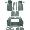 VT1121146 1981-82 Chevrolet Corvette; Complete Molded Carpet Set; w/o Door Panels; Cutpile; Silver Green/Jade - image 2