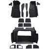VT1121157 1981-82 Chevrolet Corvette; Complete Molded Carpet Set; w/o Door Panels; Cutpile; Charcoal - image 2