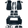 VT1121165 1981-82 Chevrolet Corvette; Complete Molded Carpet Set; w/o Door Panels; Cutpile; Midnight Blue - image 2